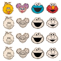 Sesame Street Colour In 5.5